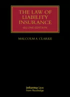 Product cover for The Law of Liability Insurance