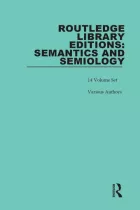 Product cover for  Semantics and Semiology