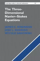 Product cover for The Three-Dimensional Navier–Stokes Equations