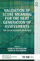 Product cover for Validation of Score Meaning for the Next Generation of Assessments