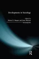 Product cover for Developments in Sociology