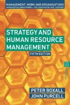 Product cover for Strategy and Human Resource Management