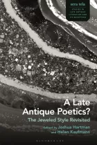 Product cover for Late Antique Poetics?
