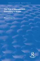 Product cover for The Rise of Management Consulting in Britain