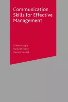 Product cover for Communication Skills for Effective Management