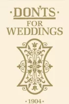 Product cover for Don&#039;ts for Weddings