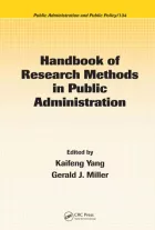 Product cover for Handbook of Research Methods in Public Administration