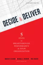 Product cover for Decide and Deliver