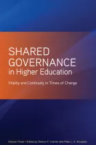 Product cover for Shared Governance in Higher Education, Volume 3