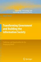 Product cover for Transforming Government and Building the Information Society