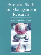 Product cover for Essential Skills for Management Research