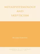 Product cover for Metaepistemology and Skepticism