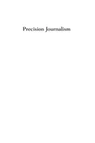 Product cover for Precision Journalism