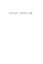 Product cover for Rethinking Substance Abuse