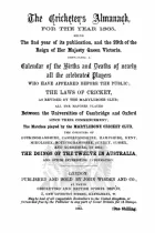 Product cover for Wisden Cricketers' Almanack 1865