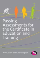 Product cover for Passing Assessments for the Certificate in Education and Training