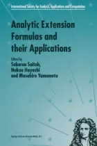 Product cover for Analytic Extension Formulas and their Applications