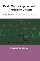 Product cover for Basic Matrix Algebra and Transistor Circuits