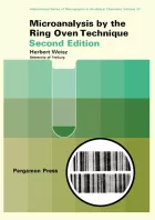 Product cover for Microanalysis by the Ring-Oven Technique