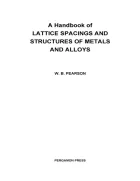 Product cover for A Handbook of Lattice Spacings and Structures of Metals and Alloys