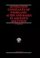 Product cover for Ionisation Constants of Inorganic Acids and Bases in Aqueous Solution