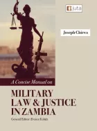 Product cover for A Concise Manual on Military Law and Justice in Zambia