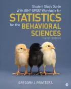 Product cover for Student Study Guide With IBM® SPSS® Workbook for Statistics for the Behavioral Sciences