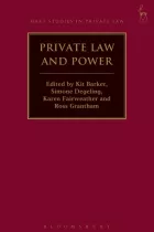 Product cover for Private Law and Power