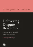 Product cover for Delivering Dispute Resolution