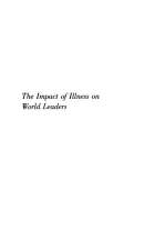 Product cover for Impact of Illness on World Leaders