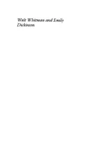 Product cover for Walt Whitman and Emily Dickinson