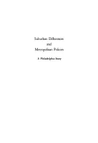 Product cover for Suburban Differences and Metropolitan Policies