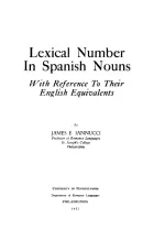 Product cover for Lexical Numbers in Spanish Nouns
