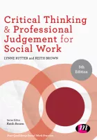 Product cover for Critical Thinking and Professional Judgement for Social Work