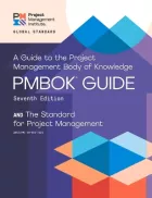 Product cover for guide to the Project Management Body of Knowledge (PMBOK guide) and the Standar