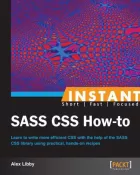 Product cover for Instant SASS CSS How-to