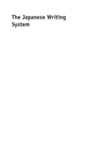 Product cover for The Japanese Writing System