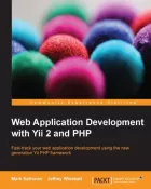 Product cover for Web Application Development with Yii 2 and PHP