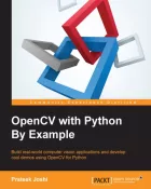 Product cover for OpenCV with Python By Example