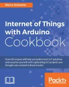Product cover for Internet of Things with Arduino Cookbook