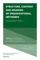 Product cover for Structure, Content and Meaning of Organizational Networks