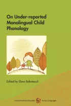 Product cover for On Under-reported Monolingual Child Phonology