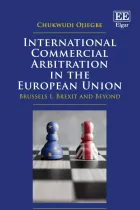 Product cover for International Commercial Arbitration in the European Union