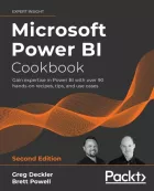 Product cover for Microsoft Power BI Cookbook