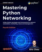 Product cover for Mastering Python Networking
