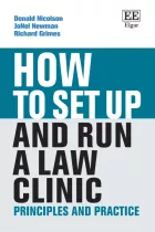 Product cover for How to Set up and Run a Law Clinic