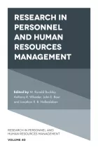 Product cover for Research in Personnel and Human Resources Management