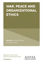 Product cover for War, Peace and Organizational Ethics