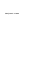 Product cover for Backpacker Tourism