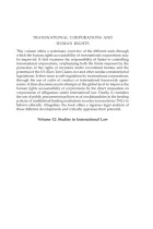 Product cover for Transnational Corporations and Human Rights